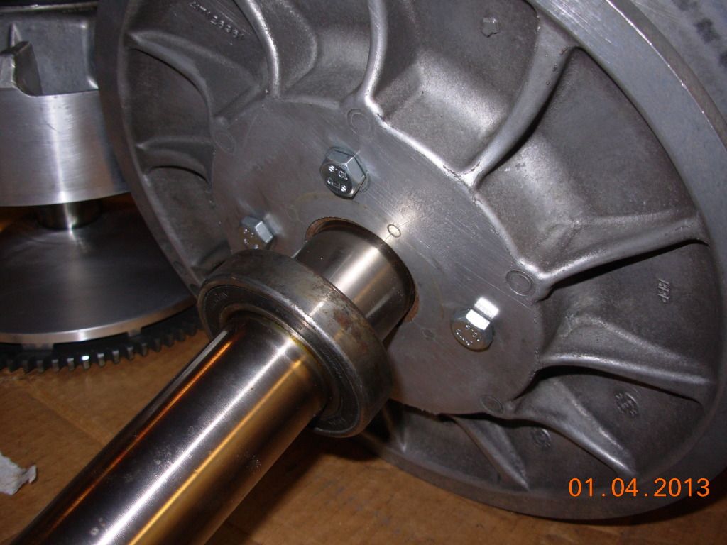 How to replace the rollers/helix change on a QRS Secondary SkiDoo